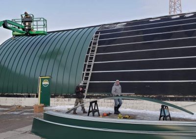 Curved Standing Seam