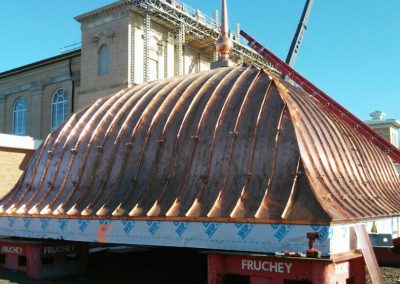 Curved Copper Roof